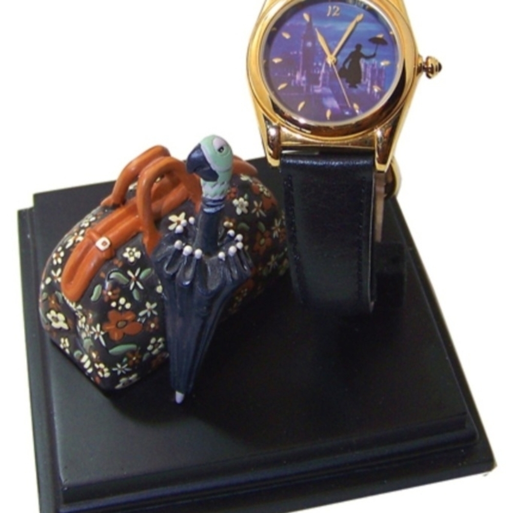MARRY POPPINS Disney's Everlasting Time Watch with Display in Original Box